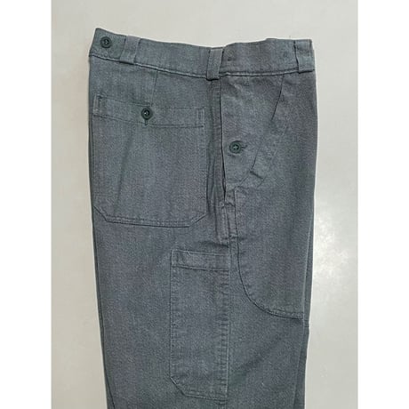 USED スイス軍　デニムワークパンツ　34/28相当　74