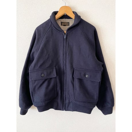 USED 80's Eddie Bauer ラグランスリーブ　ウールジャケット LARGE
