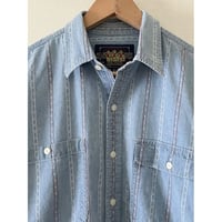 USED ラルフローレン CHAPS シャンブレーシャツ 15 1/2