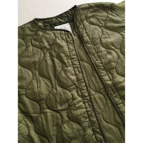 DEAD STOCK US ARMY M65 フィッシュテールパーカー用　キルティングライナー　MEDIUM 4