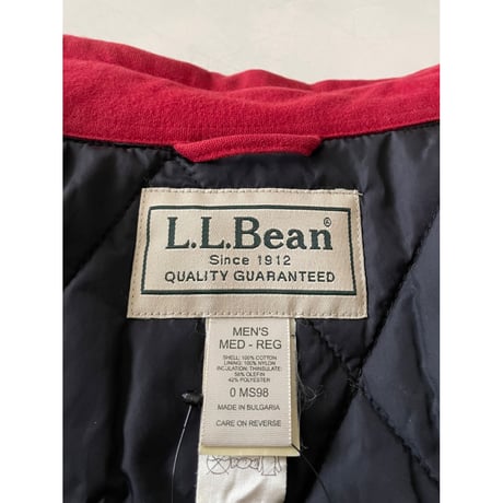 USED LL Bean 中綿キルティング　コットンシャモアシャツジャケット M