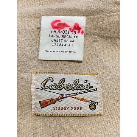 USED 80's Cabela'sダックハンターカモ　ハンティングJKT