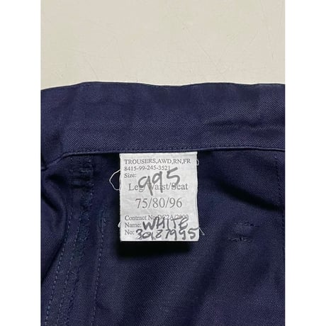 USED イギリス軍　ロイヤルネイビー　カーゴパンツ 75/80/96