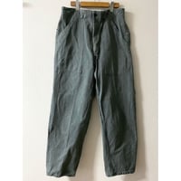 VINTAGE 60〜70's スイス軍　デニムワークパンツ 前期型 アルミボタン　45/76
