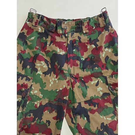 USED 90's スイス軍 M83 アルペンカモカーゴパンツ 40/72