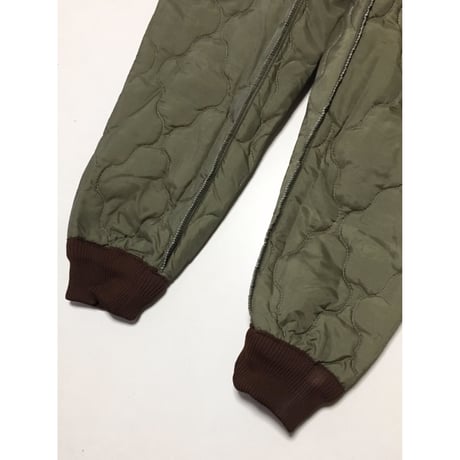デッドストック チェコ軍　M85 キルティングライナーパンツ　VINTAGE 小さめサイズ　2