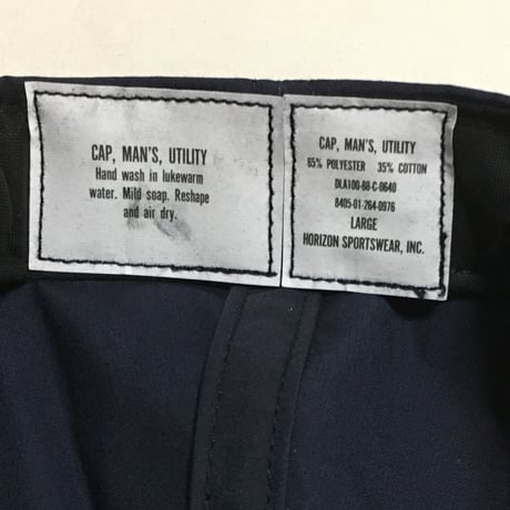 DEAD STOCK 米軍 ユーティリティCAP 80'sデッドストック ワークキャップ