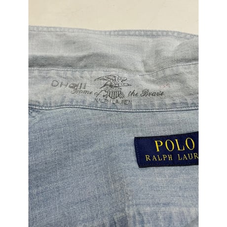 USED POLO ラルフローレン シャンブレーシャツ M