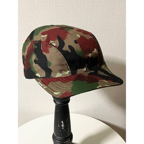 USED 80's スイス軍 M83 アルペンカモ　ワークキャップ M