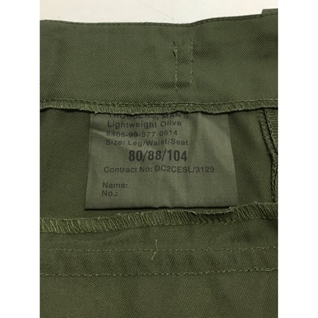 USED イギリス軍　ライトウェイトトラウザー 80/88/104 ベイカーパンツ