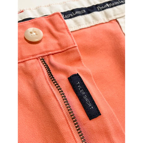 USED 90's POLO ラルフローレン TYLER SHORT 2タックチノショーツ 38