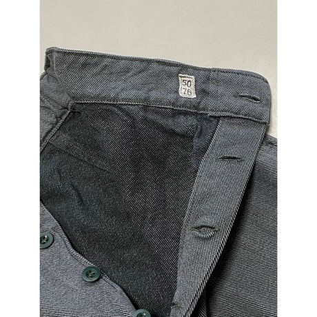 USED スイス軍　デニムワークパンツ 36/30相当 41