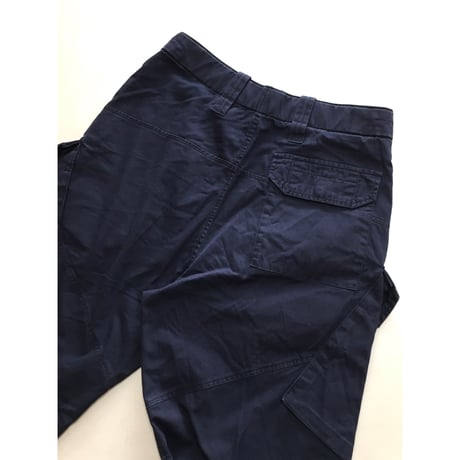 USED ロイヤルネイビーカーゴパンツ 斜めポケット　80/80/96 イギリス軍