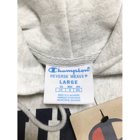 Champion リバースウィーブHOOD ヘザーグレー　COLUMBIA チャンピオン