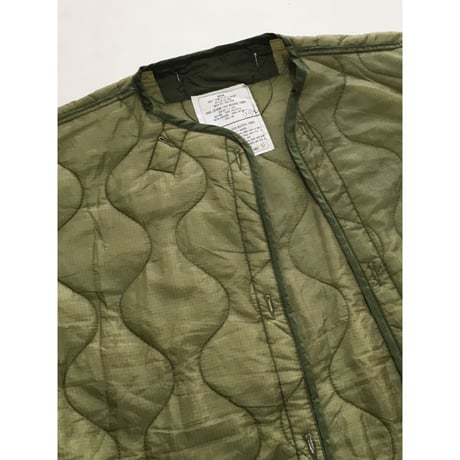 DEAD STOCK US ARMY M65フィッシュテールパーカー用キルティングライナー MEDIUM デッドストック 6