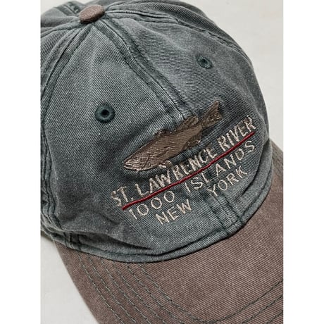 USED ST LAWRENCE RIVERキャップ　ピグメントダイ