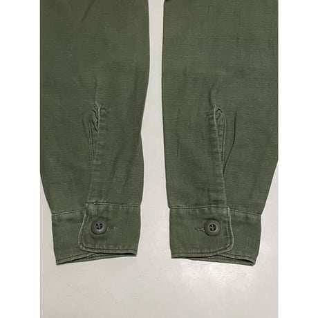 USED OG107 コットンサテン シャツ袖 4th 14 1/2×33