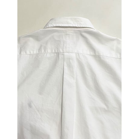 USED  Ralph Lauren ボタンダウンシャツ　白 L ブロード