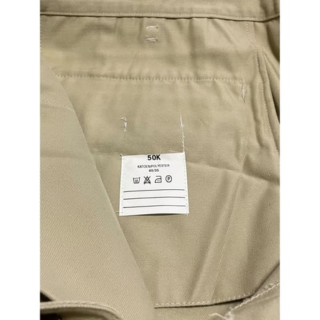 USED オランダ軍　チノパン　ボタンフライ　サイズ50