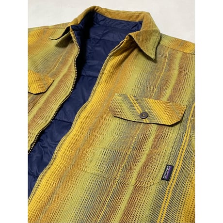 USED patagonia F4 フランネルリバーシブルジャケット S