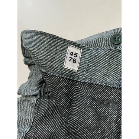 DEAD STOCK スイス軍　デニムワークパンツ 45/76