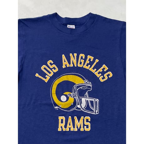 USED 80's Champion LOS ANGELS RAMS Tシャツ M made in USA
