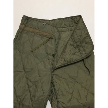 DEAD STOCK チェコ軍　M85 キルティングライナーパンツ　大きめサイズ　新品未使用　9