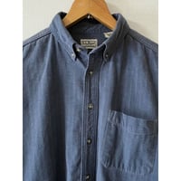 USED LL Bean カナダ製　HBTボタンダウンシャツ L
