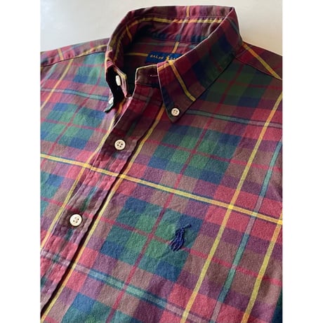 USED Ralph Lauren オックスフォードボタンダウンシャツ M