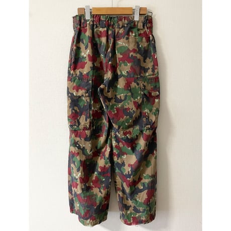 USED 90's スイス軍 M83 アルペンカモカーゴパンツ 40/72