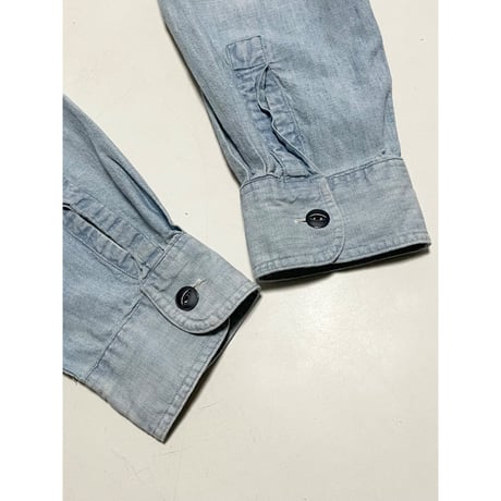 USED POLO ラルフローレン シャンブレーシャツ M