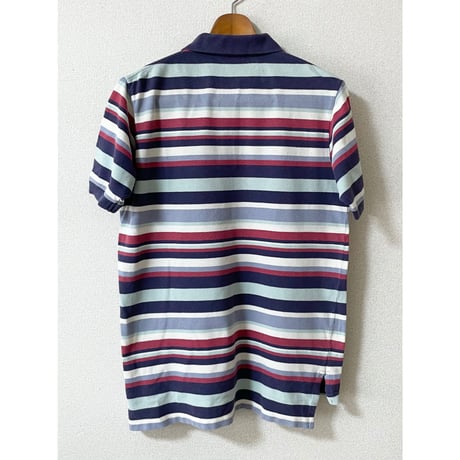 USED 90's POLOラルフローレン ボーダーポロシャツ　ボーイズ160