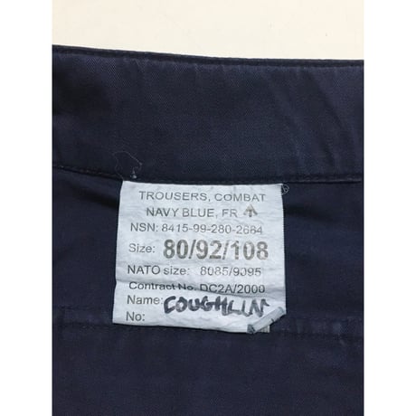USED ROYAL NAVY カーゴパンツ　斜めポケット80/92/108 イギリス軍
