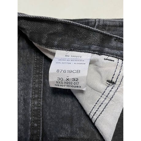 USED RUSTLER ブラックデニム 30/32
