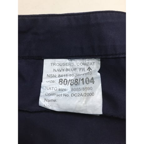 USED ROYAL NAVY カーゴパンツ　斜めポケット80/88/104 イギリス軍