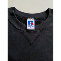 USED 90's RUSSELL ATHLETIC スウェットシャツ　黒 L