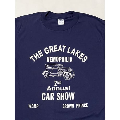 USED 80's By Anvil "CAR SHOW" Tシャツ XL USA製
