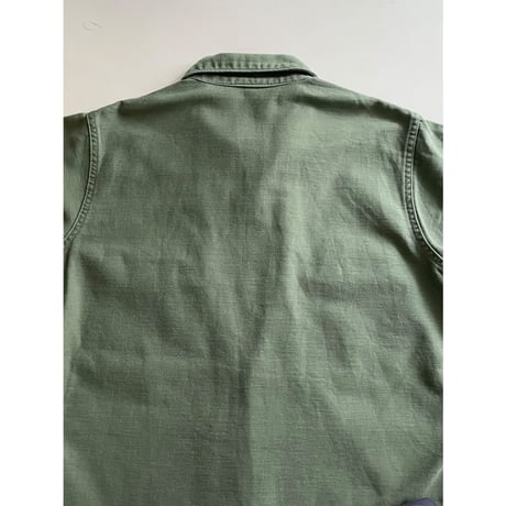 VINTAGE 60's  US ARMY OG107 ユーティリティシャツ 15 1/2×33 シャツ袖2nd