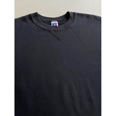 USED 90's RUSSELL ATHLETIC スウェットシャツ　黒 L