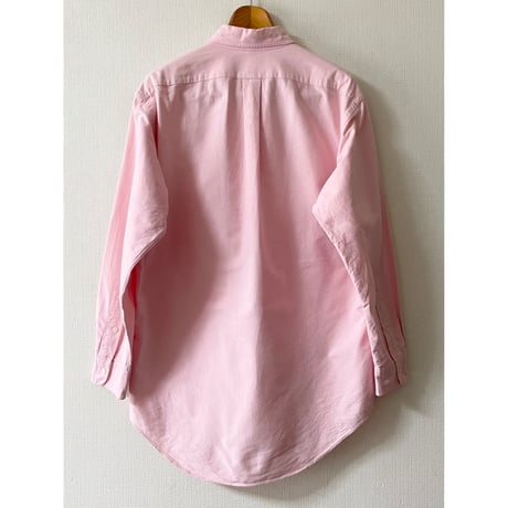 USED POLO ラルフローレン オックスフォード B/D シャツ ピンク 15-32