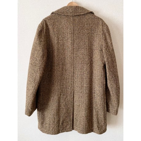 USED 70's Woolrich 裏ボアウールコート 40 グレンチェック