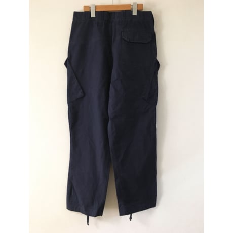 USED ロイヤルネイビー　カーゴパンツ 斜めポケット　80/84/100 イギリス軍