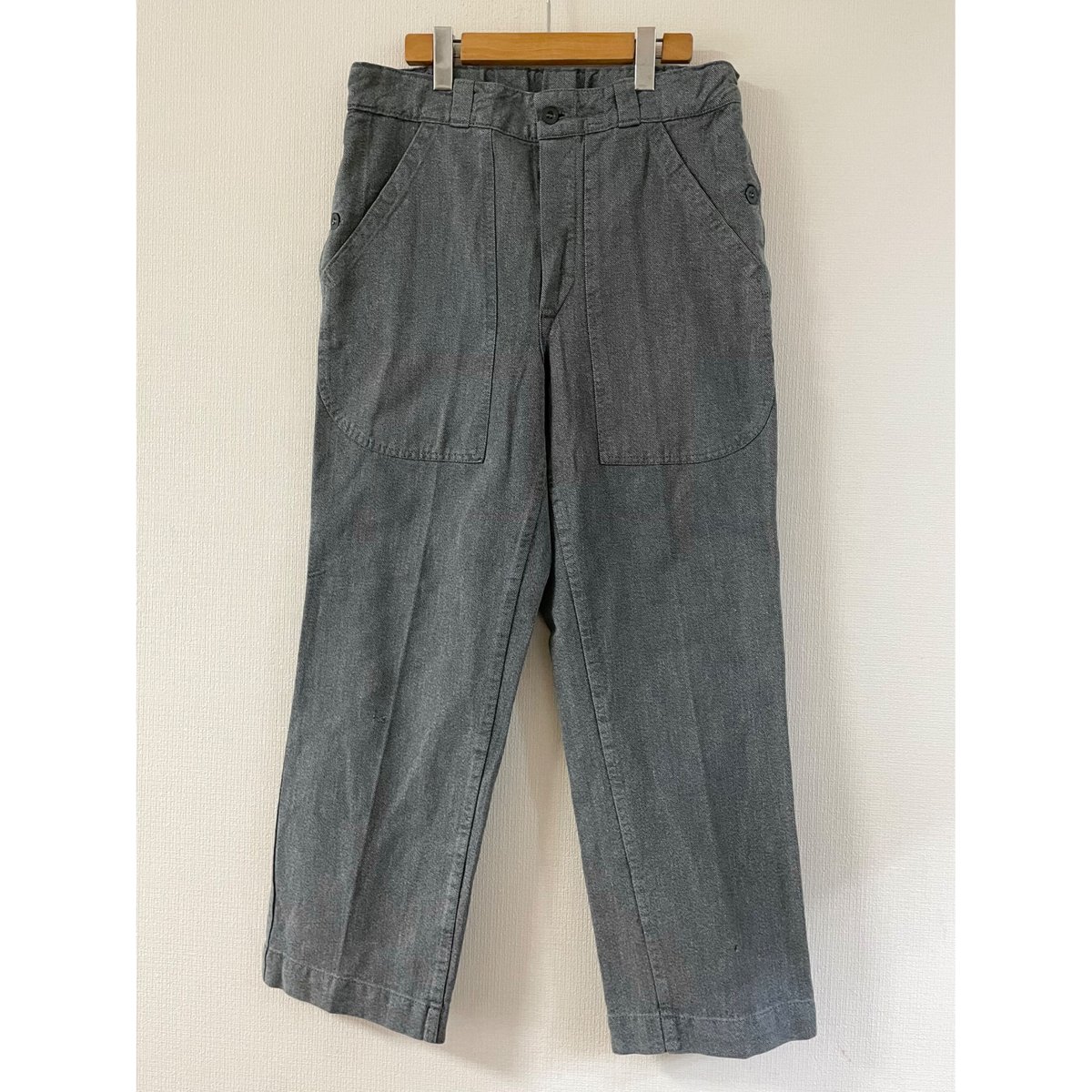 美品 スイス軍 デニム オーバーパンツ W33 L28 ワークパンツ ワイド 美品 スイス軍 デニム オーバーパンツ W33 L28 ワークパンツ ワイド