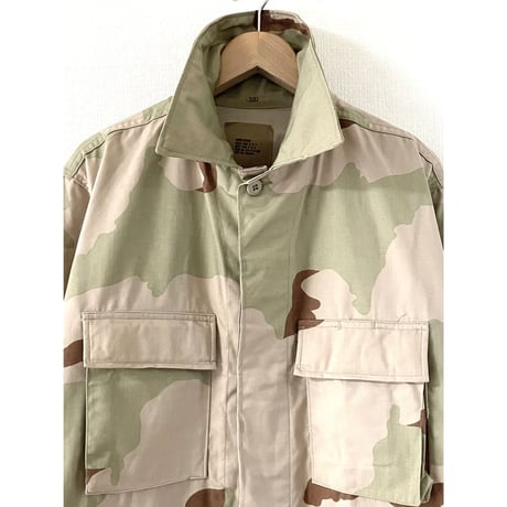 DEAD STOCK US ARMY 3カラーデザートカモ BDU JKT デッドストック