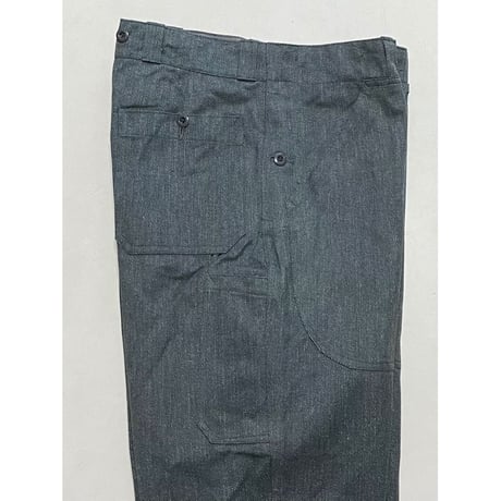 USED スイス軍　デニムワークパンツ 34/28相当　26