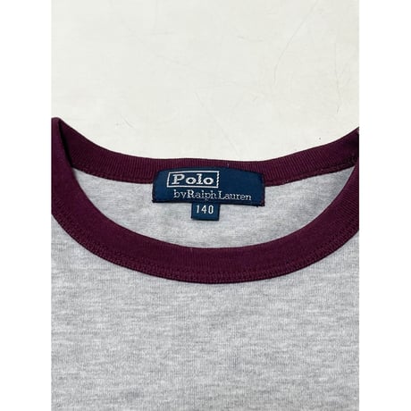 USED POLOラルフローレン リンガーポケットTシャツ　ボーイズ140
