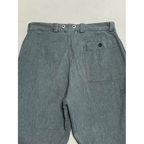 USED スイス軍　デニムワークパンツ 36/28相当　43