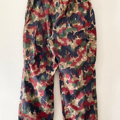 USED 80's スイス軍  M83アルペンカモ　カーゴパンツ  48/72