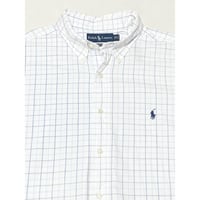 USED Ralph Lauren CLASSIC FIT チェック　ボタンダウンシャツ 17 32/33