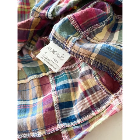 USED POLO ラルフローレン パッチワークシャツ　ボーイズ170